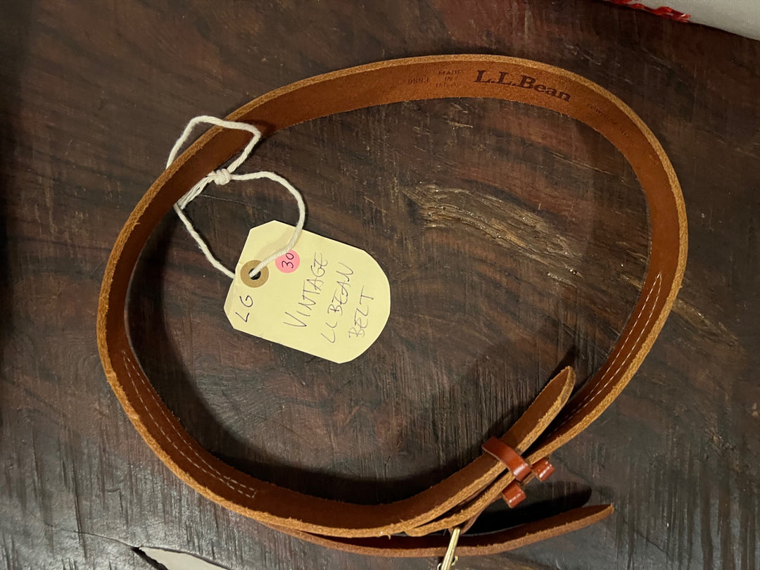 L.L.Bean Belt Small Brown