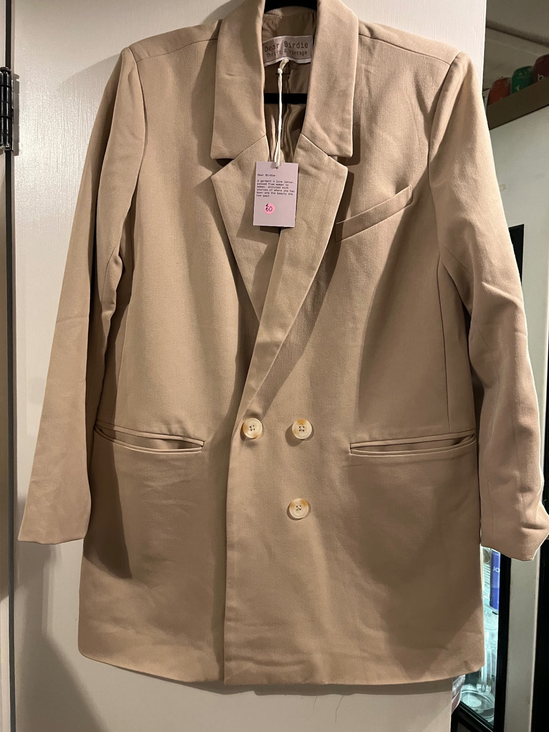 Dear Birdie Blazer Medium Beige