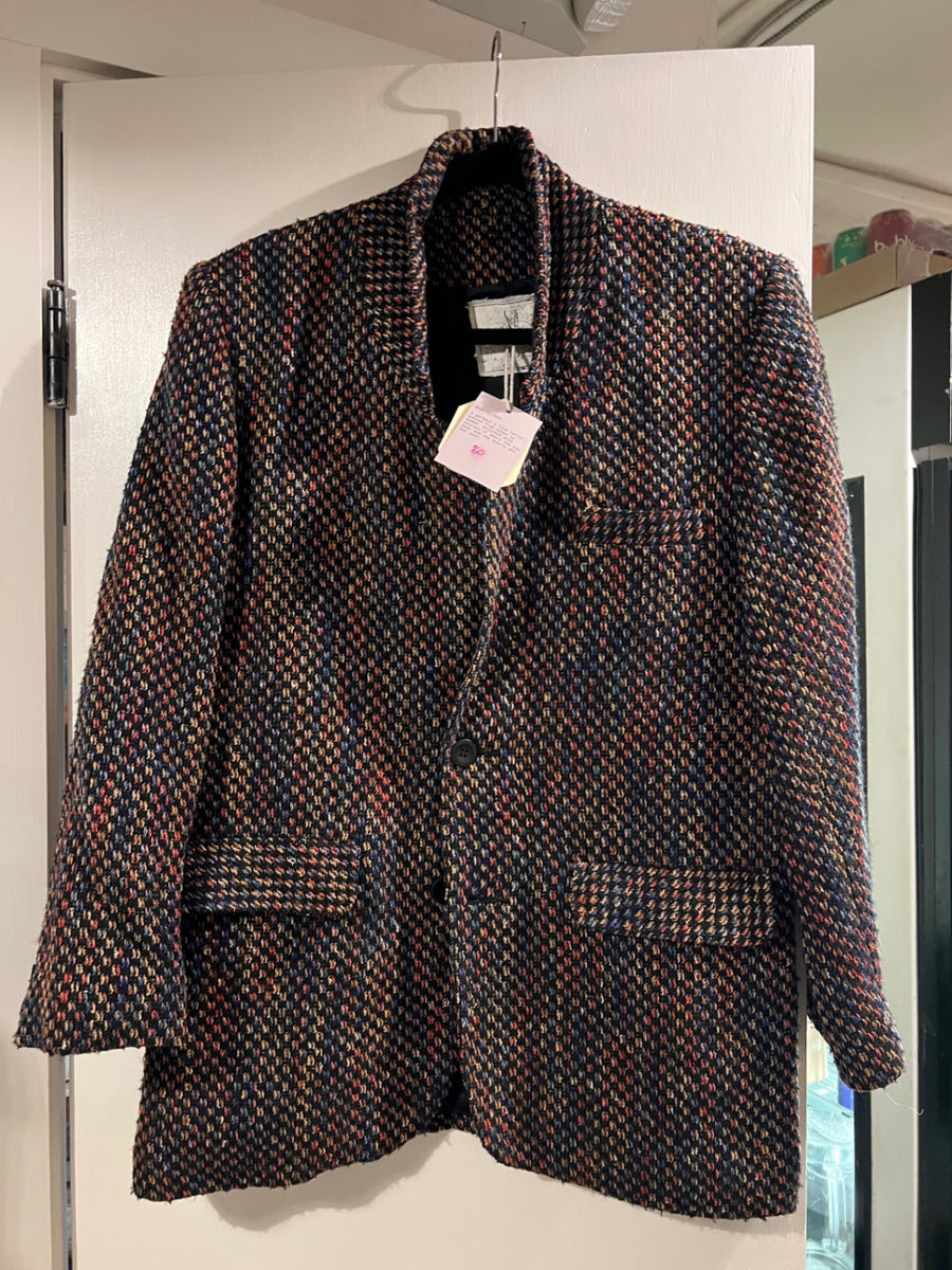 Vintage Blazer Large Multicolor and Black