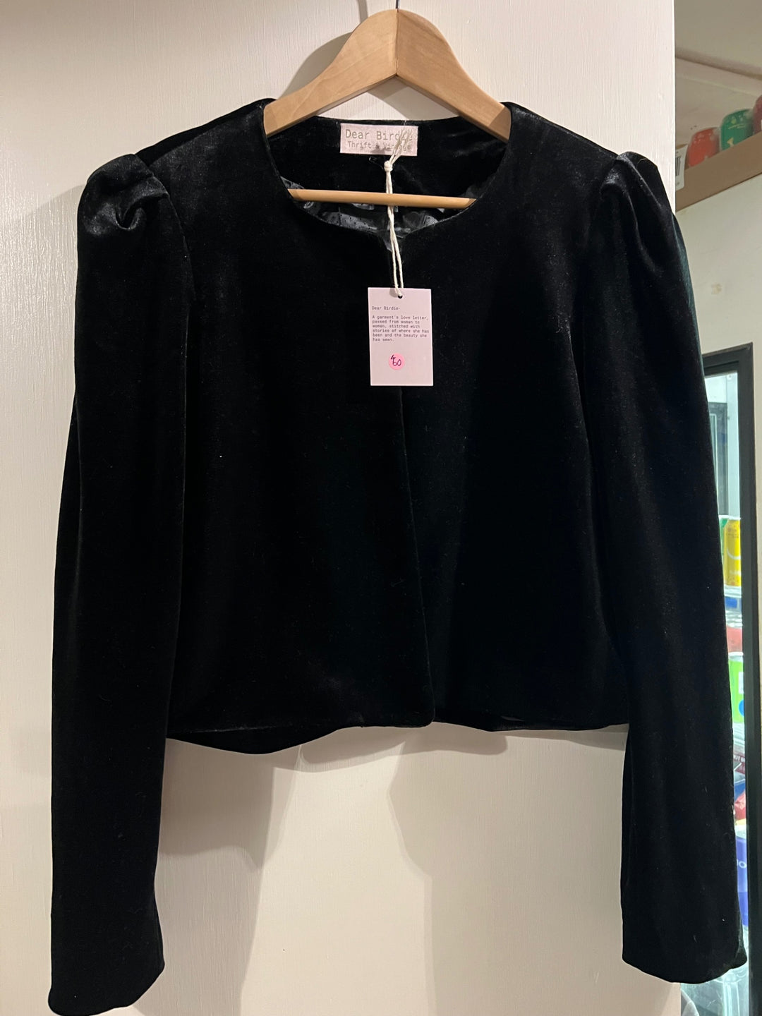 Dear Birdie Vintage Jacket Medium Black