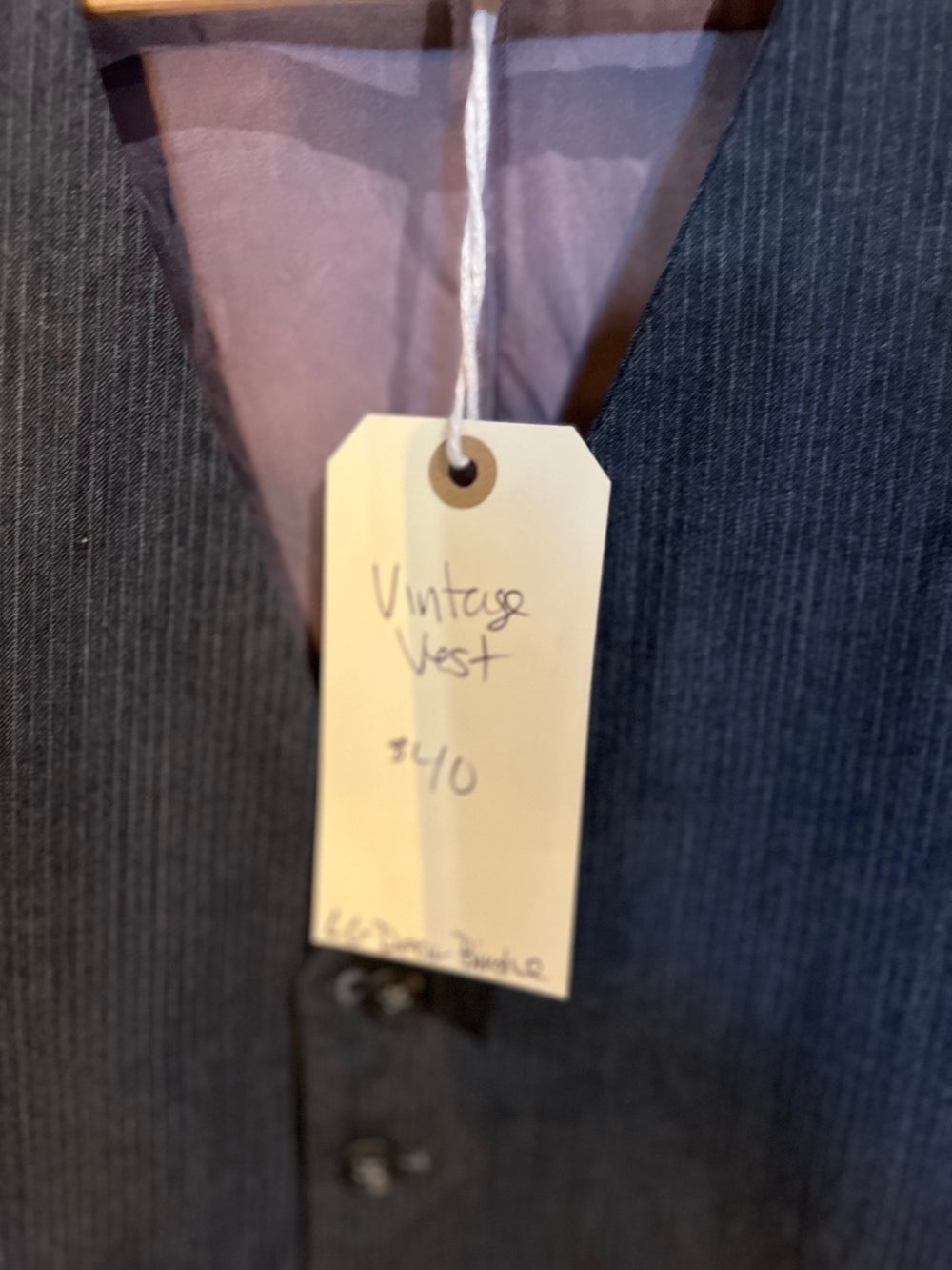 Vintage vest Vest Medium/Large Gray