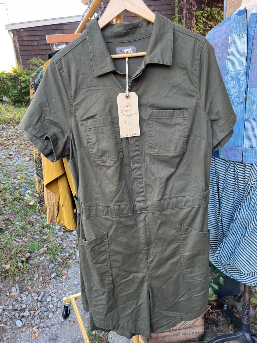 Dear Birdie Jumpsuit Olive Green