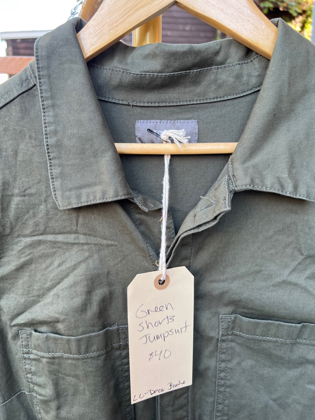 Dear Birdie Jumpsuit Olive Green