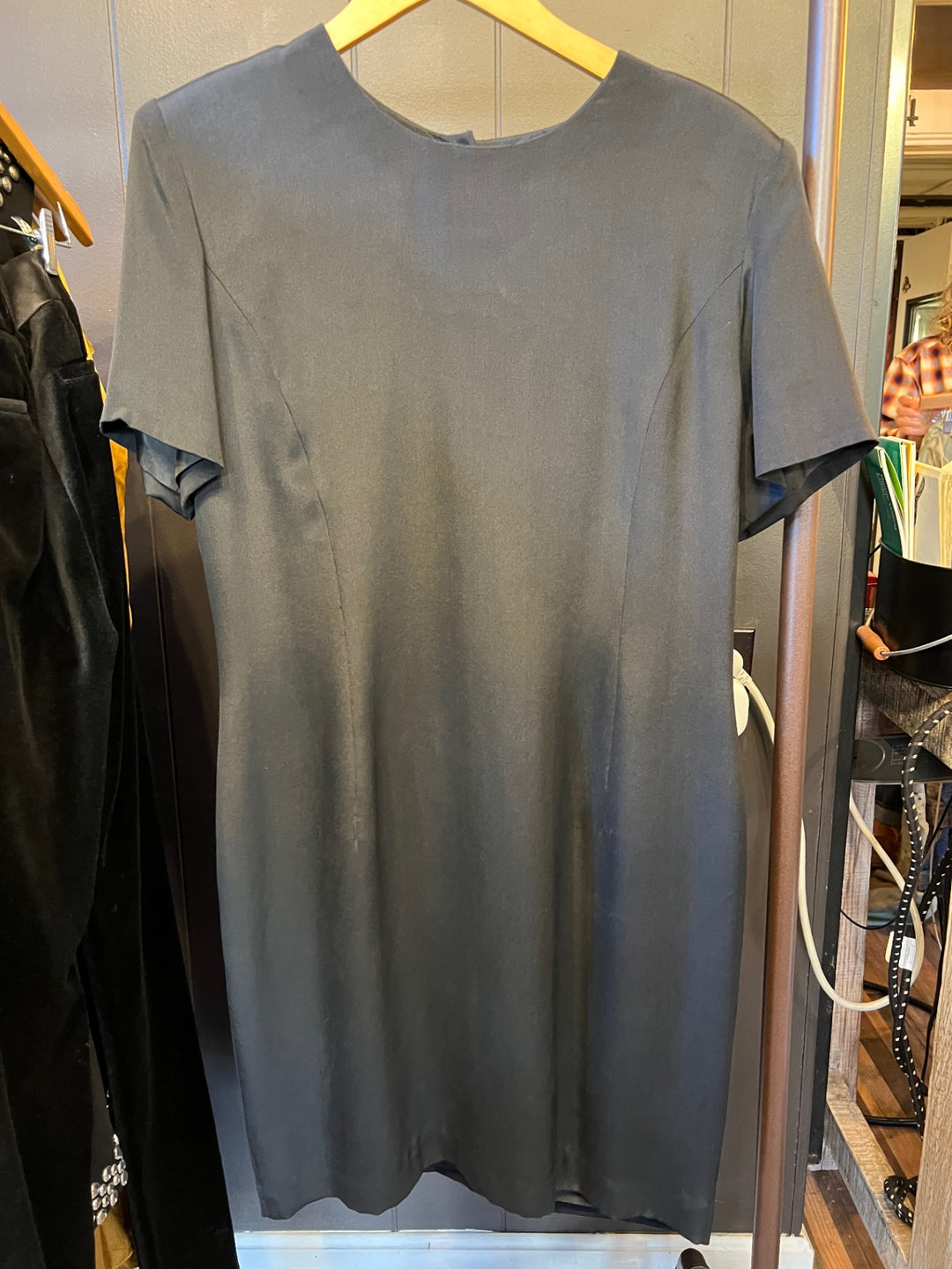 Dear Birdie Dress Medium Black silk