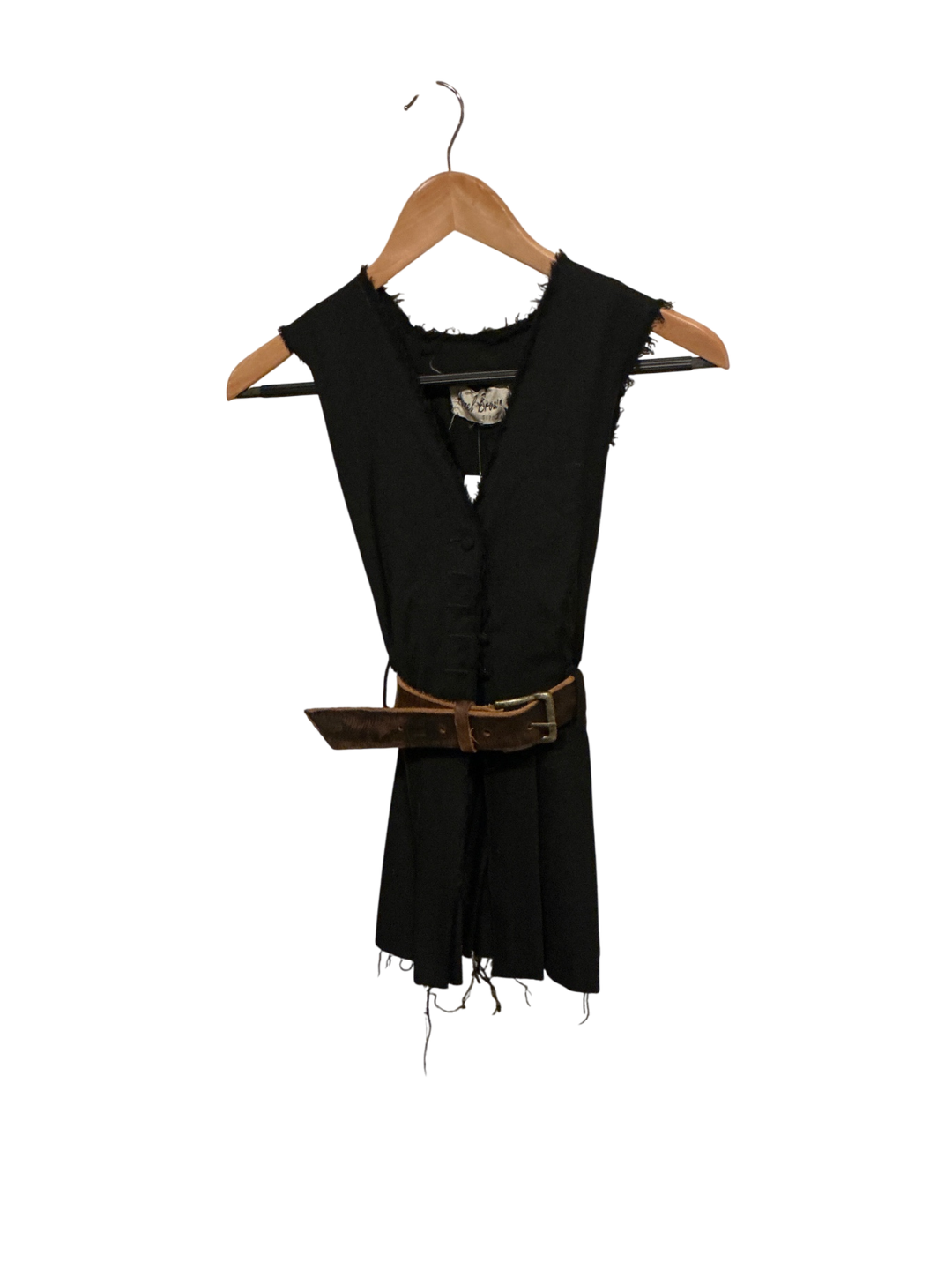 Hazel Brown Vest XXS Black