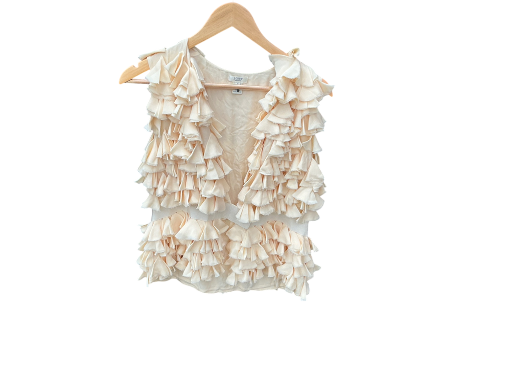 J.Crew Vest Small/Medium Cream