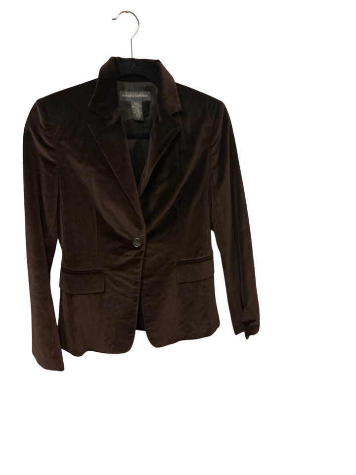 Banana Republic Velvet Suit 2 Brown