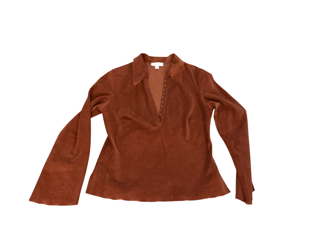 Calypso Blouse Corduroy Small Brown