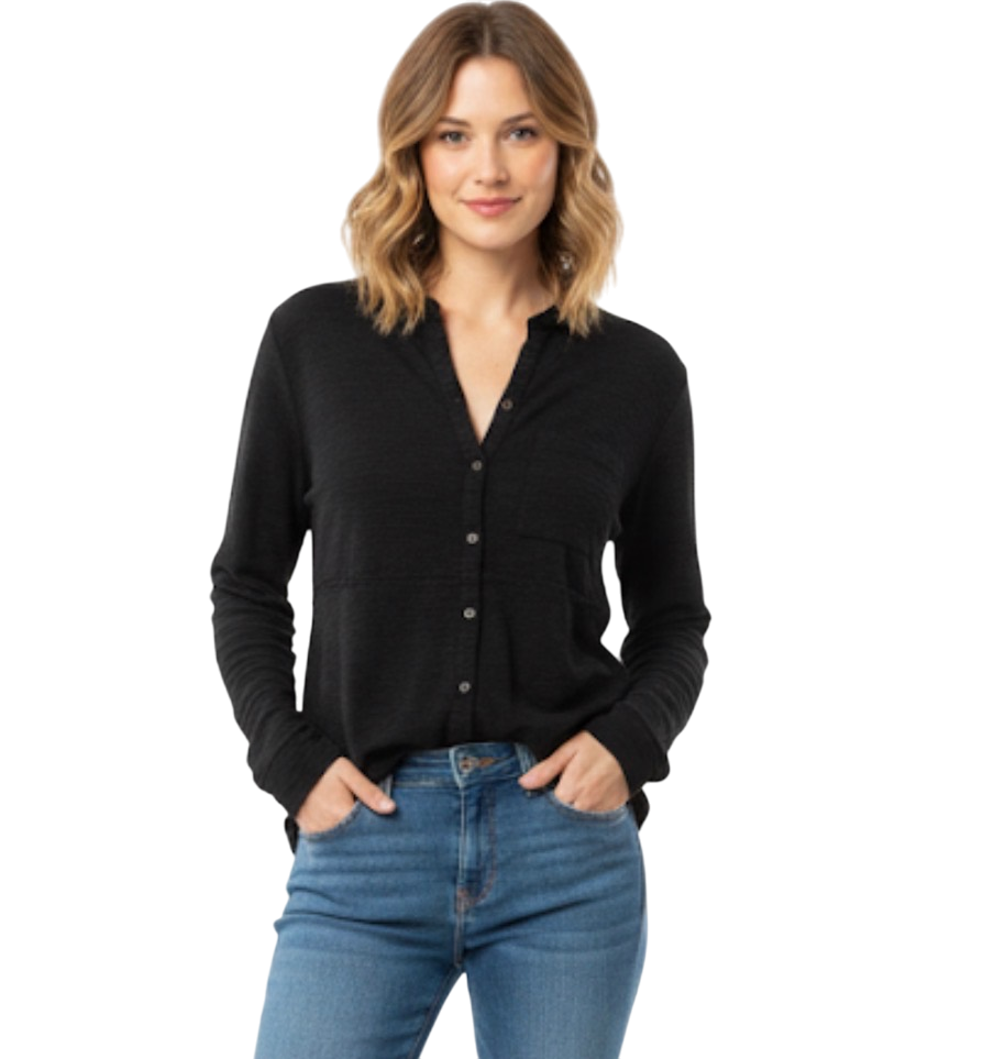 Eliot Long sleeve shirt 6 Black
