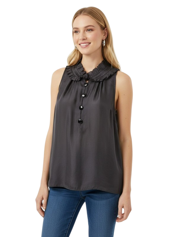J Crew Blouse Small Black