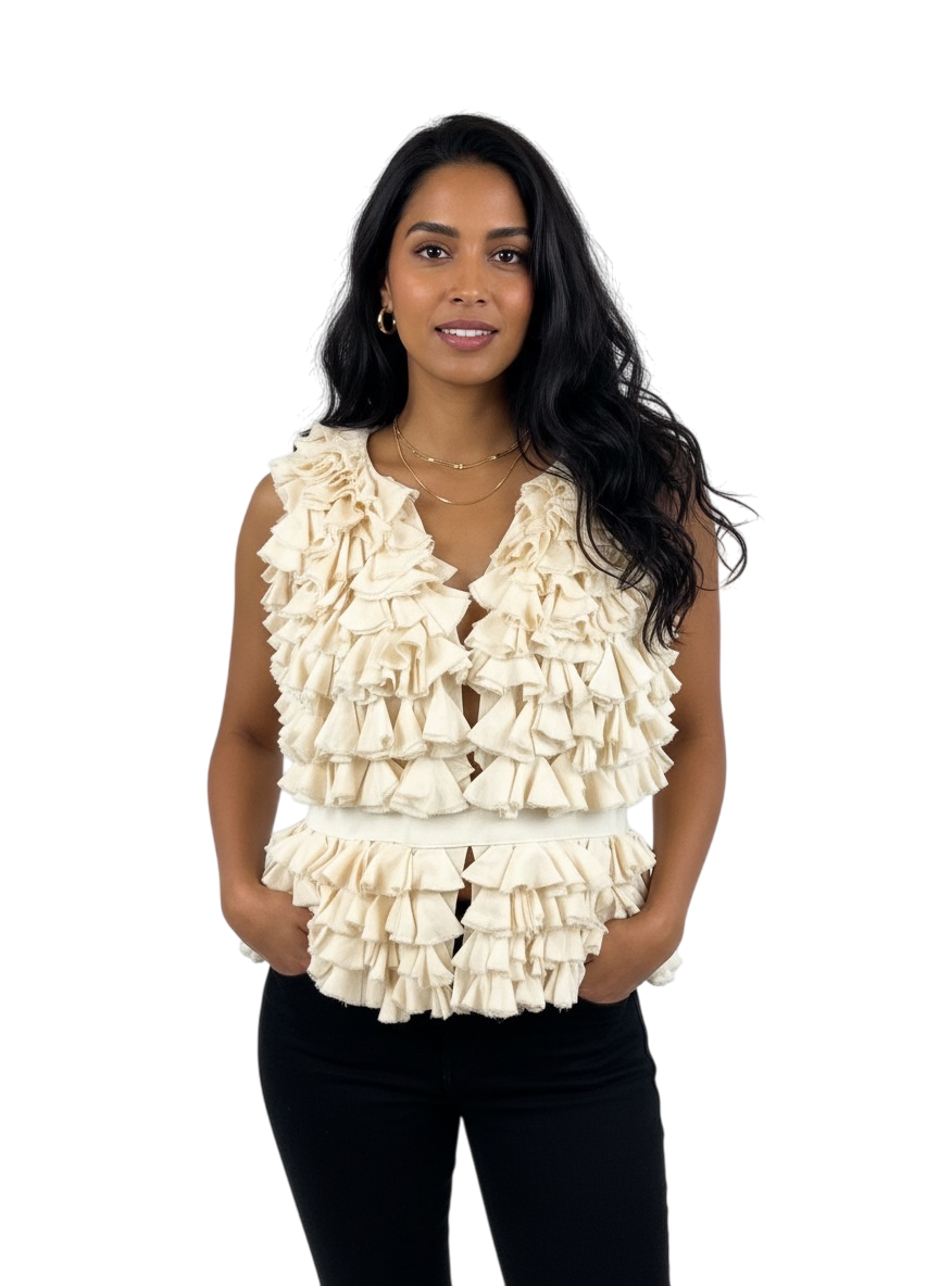 J.Crew Vest Small/Medium Cream