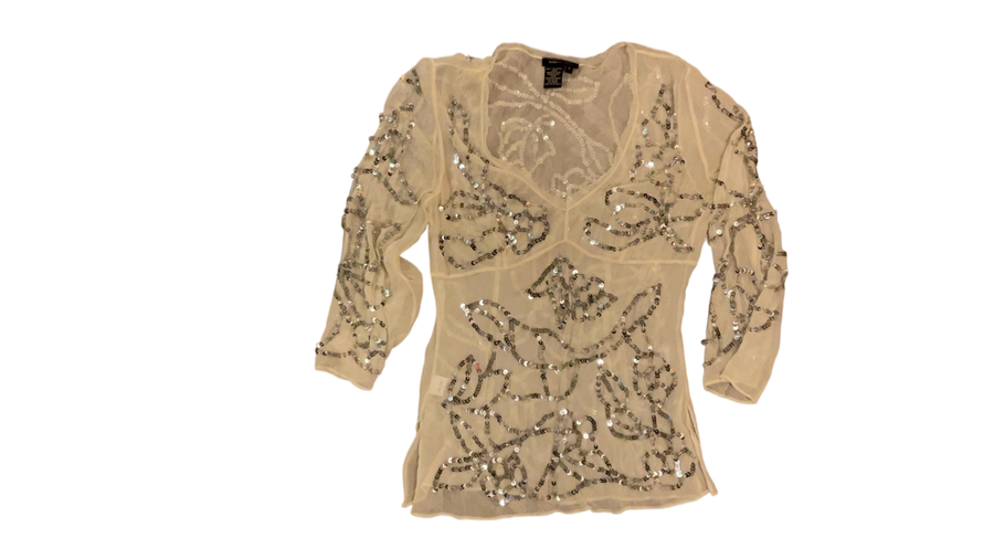 BCBG Sequin Blouse