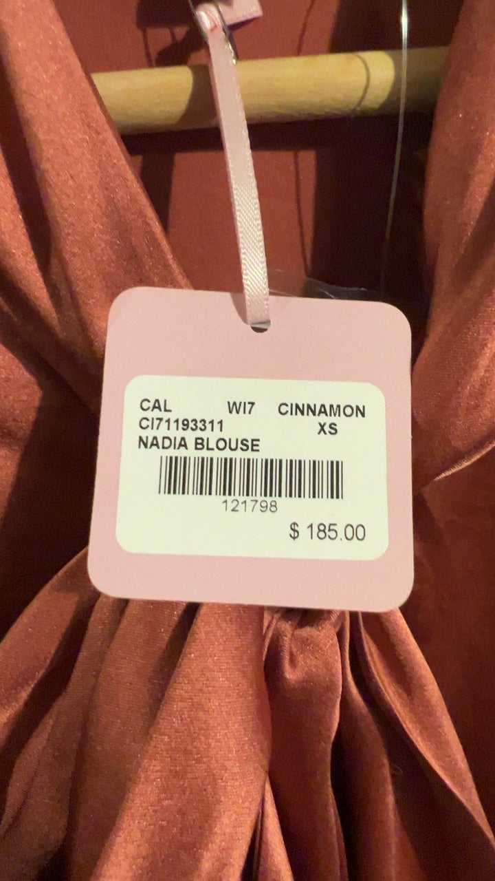 Calypso Blouse XS Rust/ Mauve