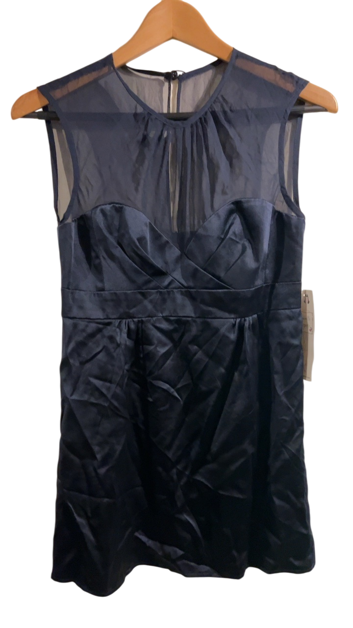 Nanette Lepepe Blouse Small Navy Blue