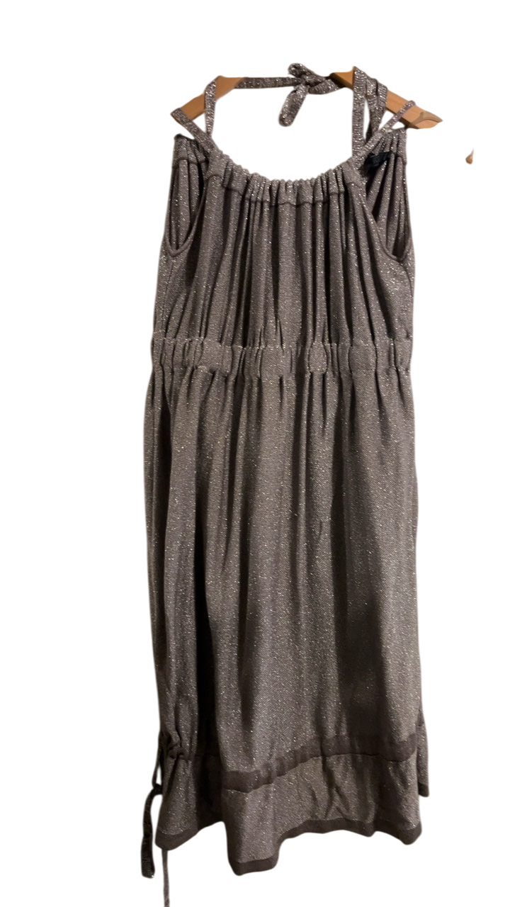 Jersey Dress Small/Medium Gray/silver