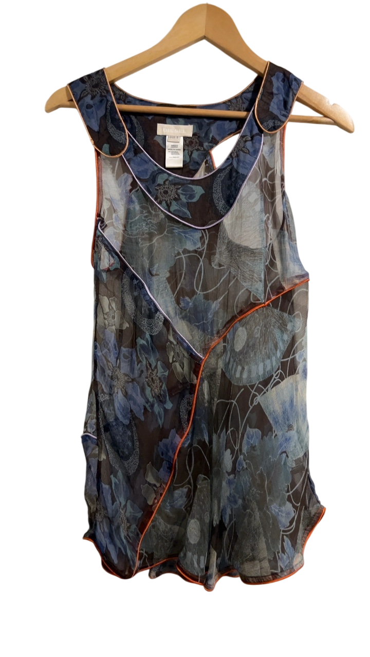 diesel Top Small Multicolor (Predominantly Blue, Black, and Gray)