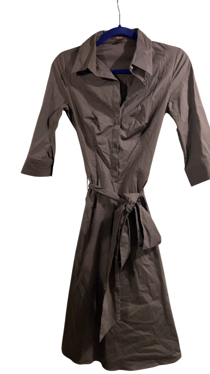 Reiss Dress Small Army Green