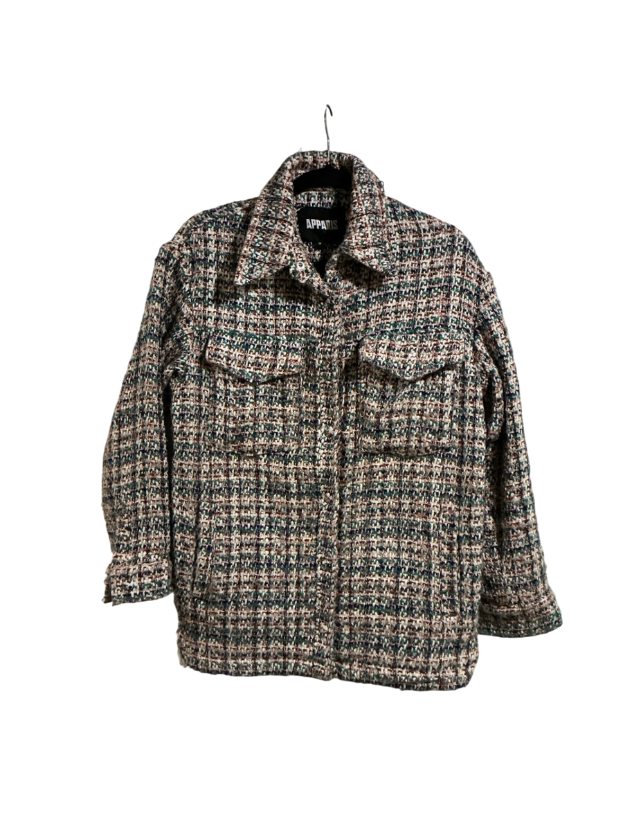 APPARIS Jacket Small Multicolor (beige, black, white, green)