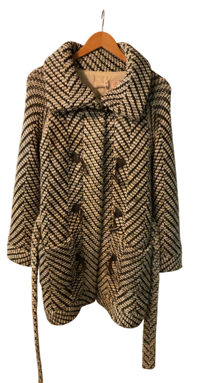 Sparrow Jacket Small Black and cream