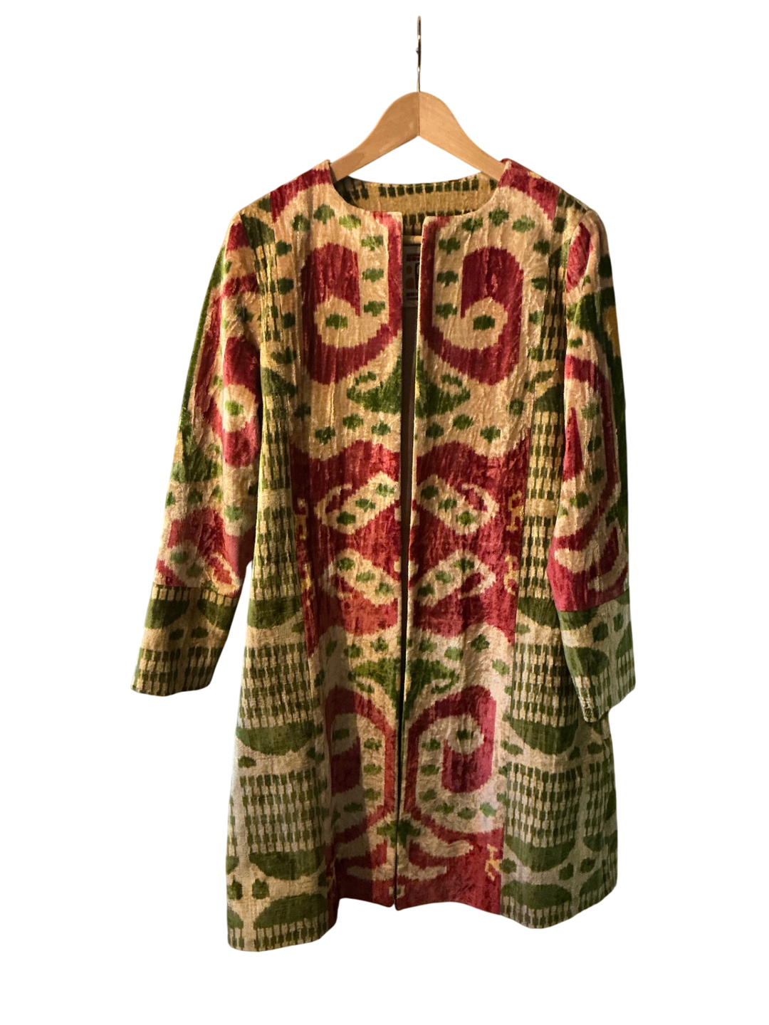 Bu Coat Medium Multicolor (Red, Green, Beige)