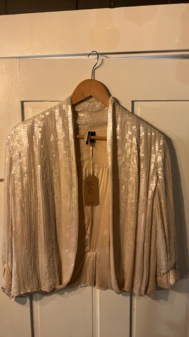 Topshop Blazer Small Beige/Nude