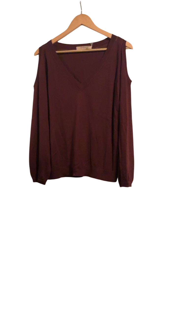 Twinset Sweater Medium Burgundy