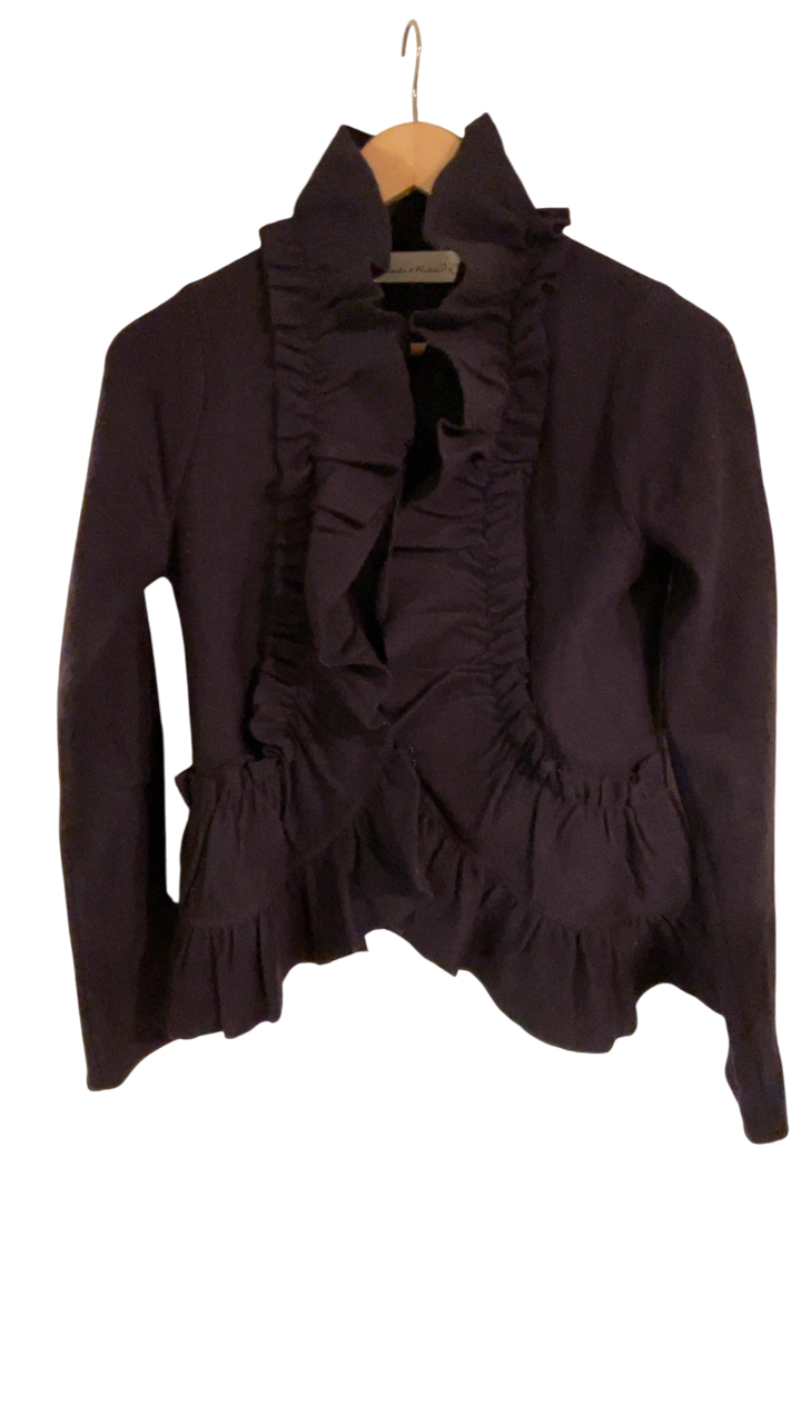 Anthropologie Blazer Medium Eggplant