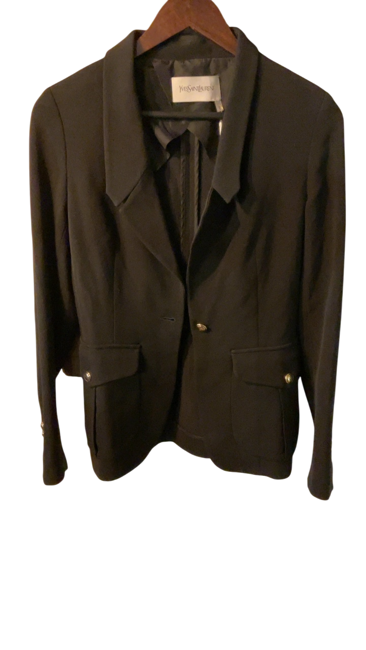 Yves Saint Laurent Blazer 36 Black