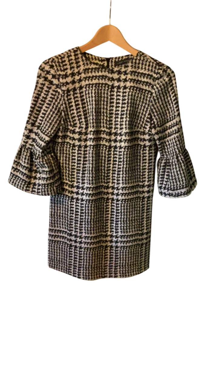 Zara Dress XS Black and Cream