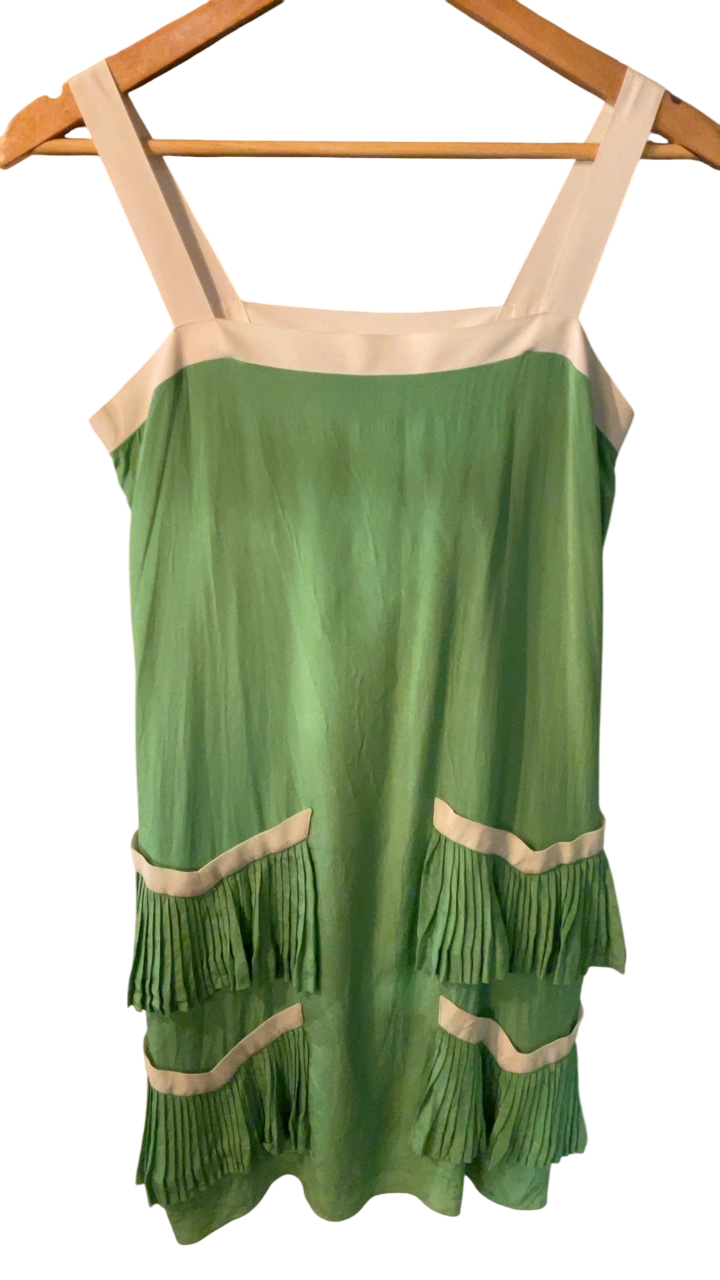 Barney’s yeojin bae Dress 2 Green and White