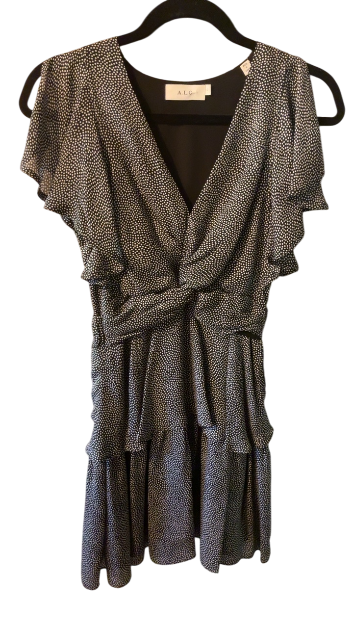 A.L.C. Dress 0 Black and White
