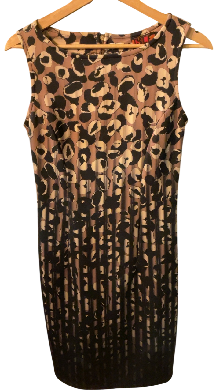 Isle Dress XS Beige and Black