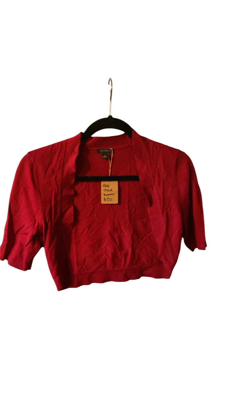 Ann Taylor Sweater Small Red