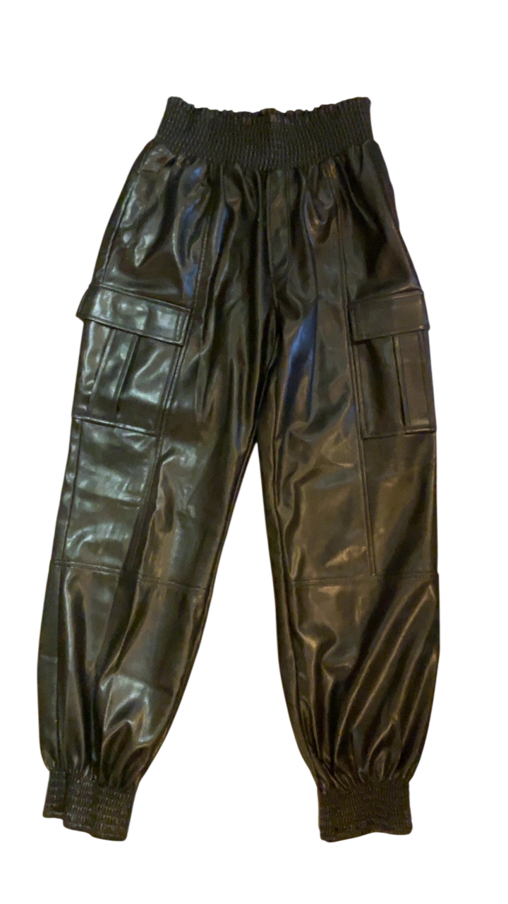 5 a 7 Pants Medium Black