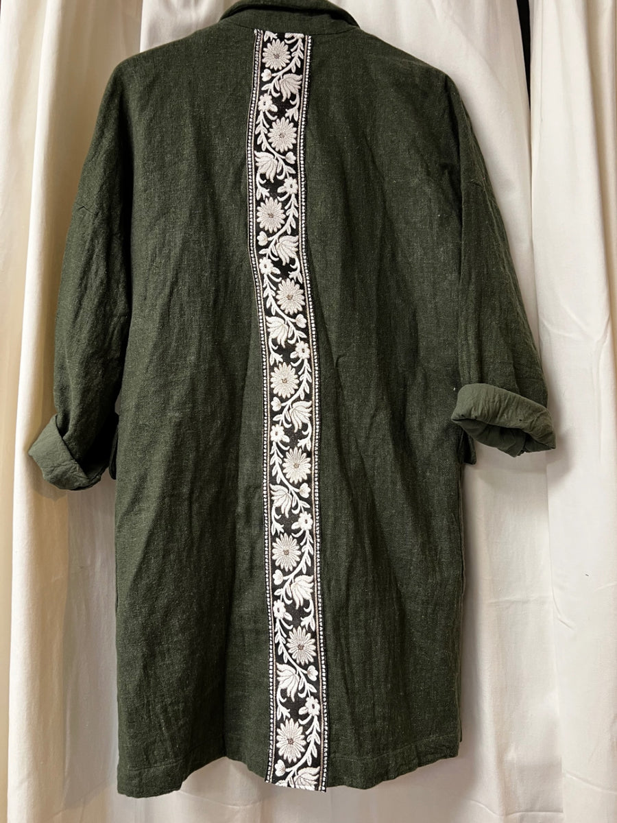 Dear Birdie Blazer Large Olive green