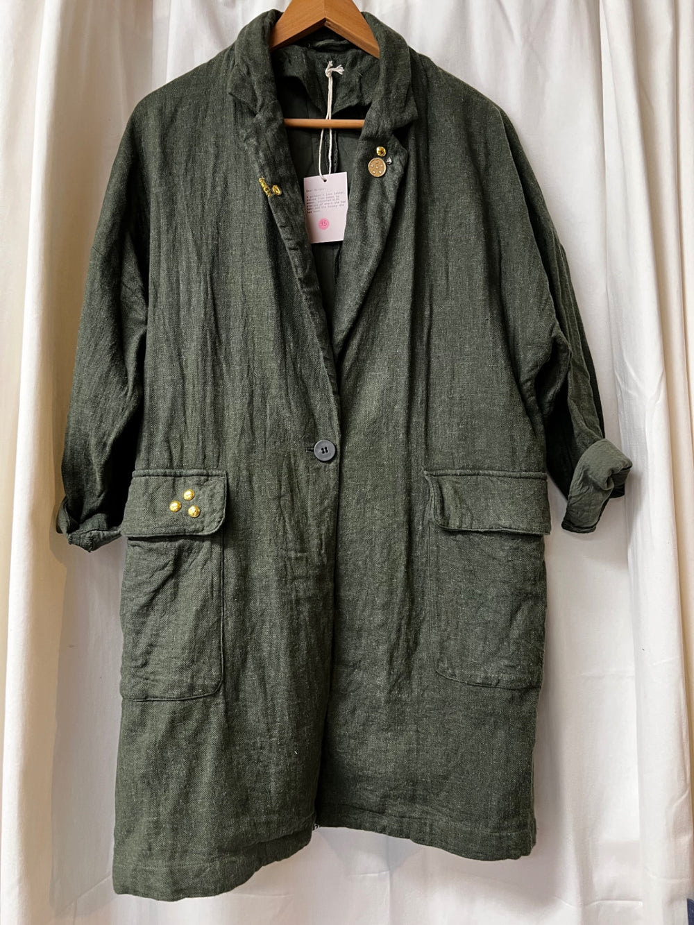 Dear Birdie Blazer Large Olive green