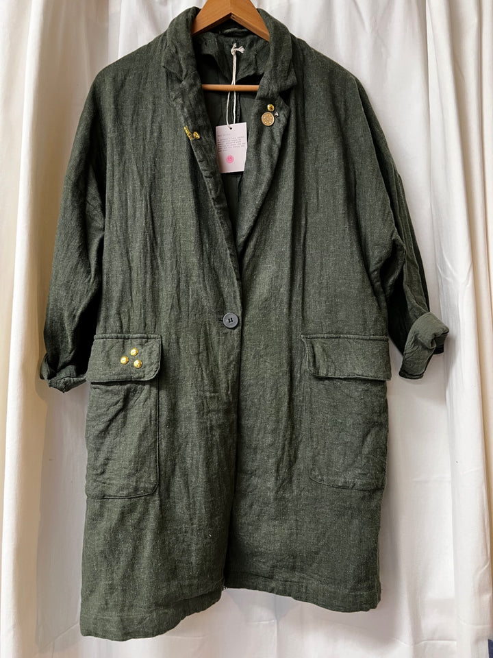 Dear Birdie Blazer Large Olive green