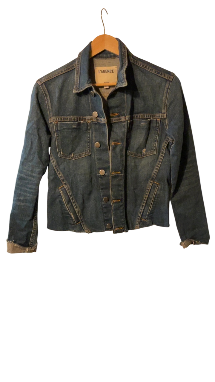 L'AGENCE Jacket Small Dark blue