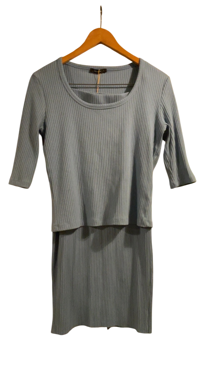 Calliope Skirt and top set Large Gray
