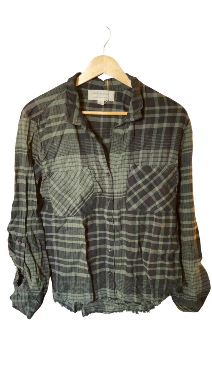cloth & stone Shirt Small Multicolor (predominantly dark shades)