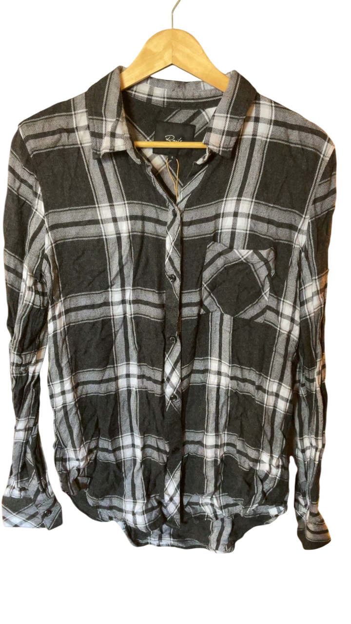 Rails Shirt Small Black and white
