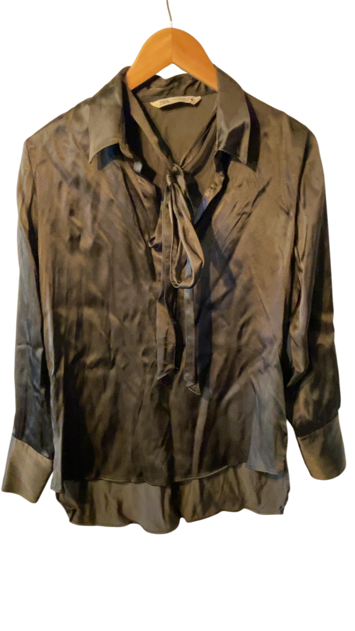 Zara Blouse Small Black