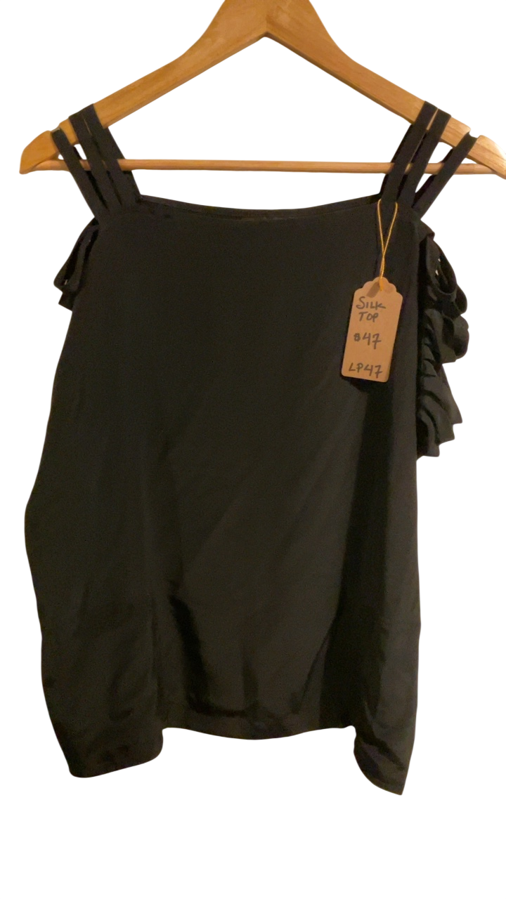 Number 6 Store Sleeveless top Small/Medium Black