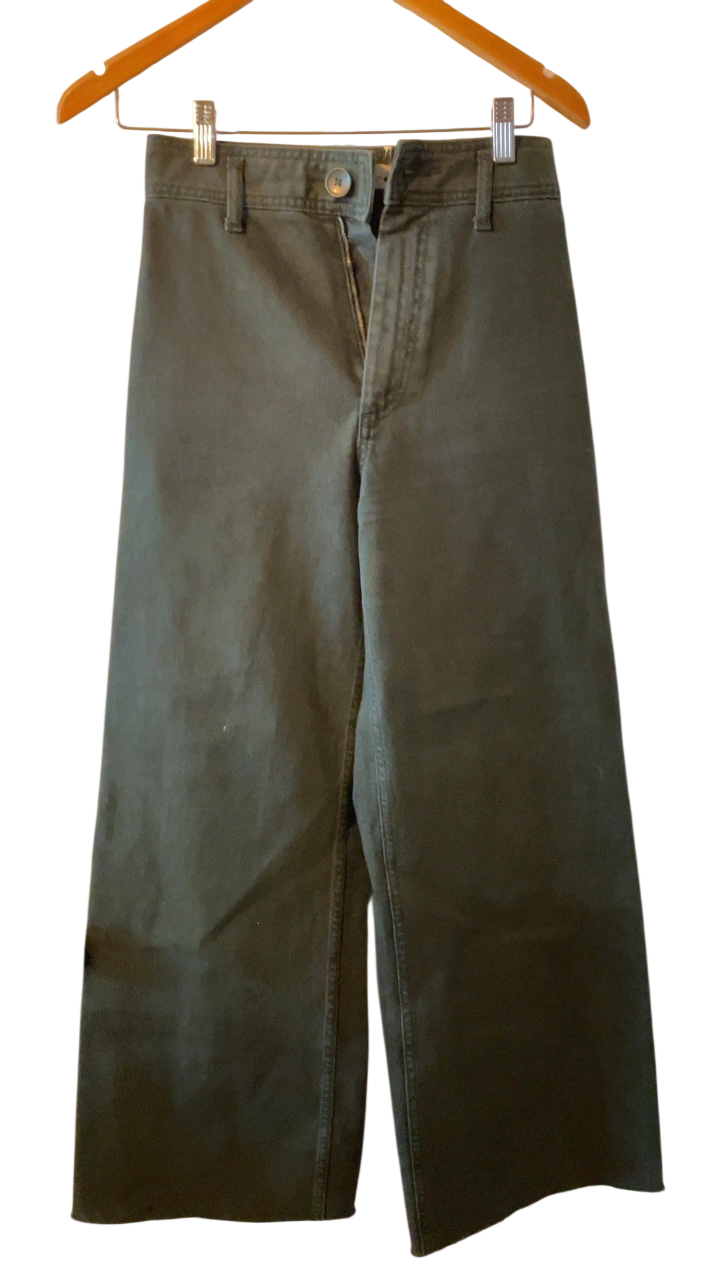 ZARA Pants 2 Dark Green