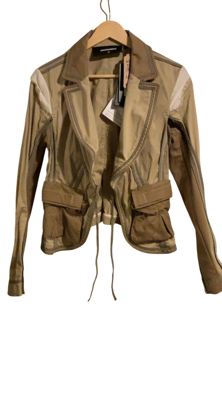 Dsquared2 Jacket Beige and Brown
