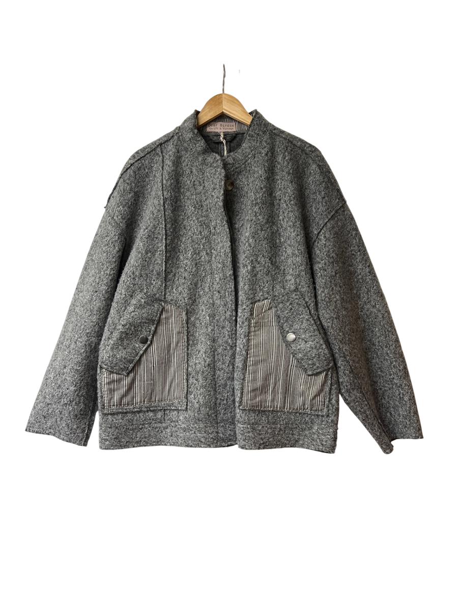 Dear Birdie Jacket Large Gray