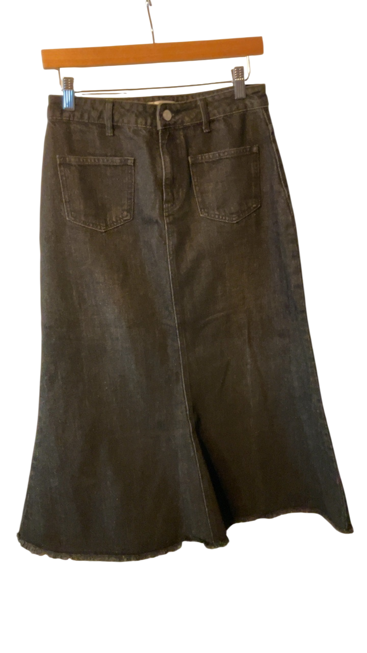 b + ab Jean skirt Small Black
