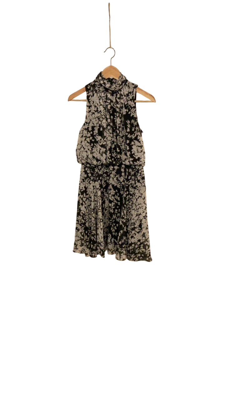 Taylor Dress - Black and beige