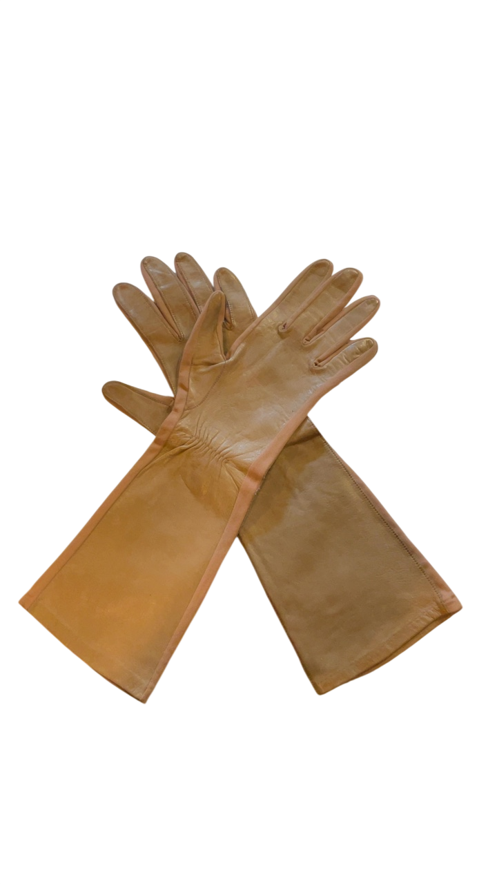 Opera Gloves - Tan Leather 