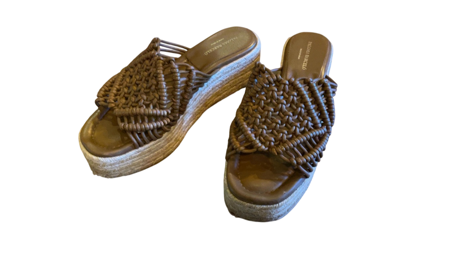 Paloma Barcelo Wedges 8.5 Brown